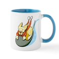 thumbnail image 1 of CafePress - Yellow Lab Sled Mug - 11 oz Ceramic Mug - Novelty Coffee Tea Cup, 1 of 4