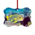 thumbnail image 1 of CafePress - Yellow Ribbon Sweetlips - Scroll Ornament, 1 of 3