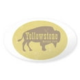 thumbnail image 1 of CafePress - Yellowstone Bison Decal Sticker - Sticker (Oval), 1 of 1