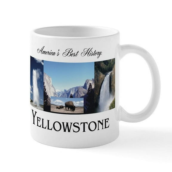 CafePress - Yellowstone Mug - 11 oz Ceramic Mug - Novelty Coffee Tea Cup