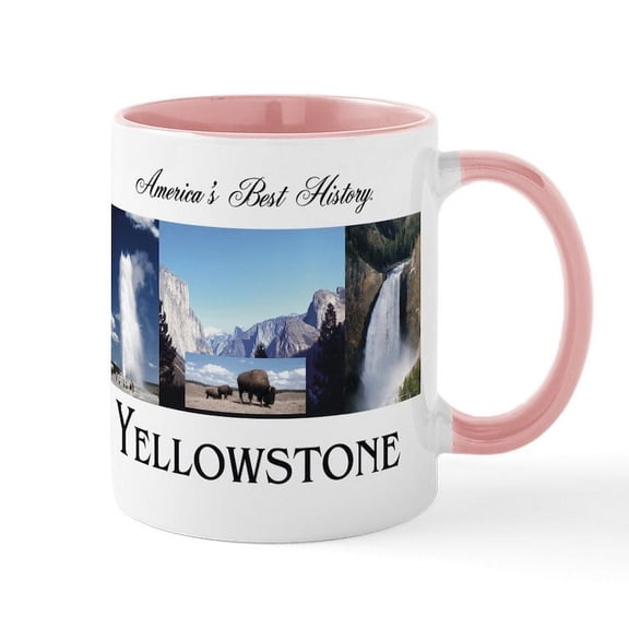 CafePress - Yellowstone Mug - 11 oz Ceramic Mug - Novelty Coffee Tea Cup