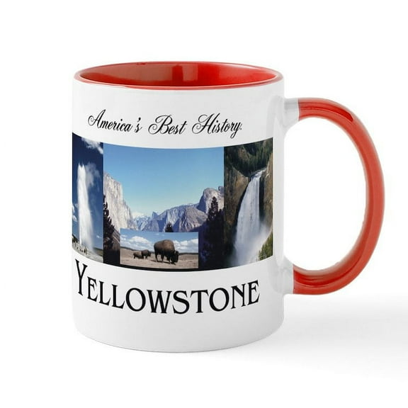 CafePress - Yellowstone Mug - 11 oz Ceramic Mug - Novelty Coffee Tea Cup