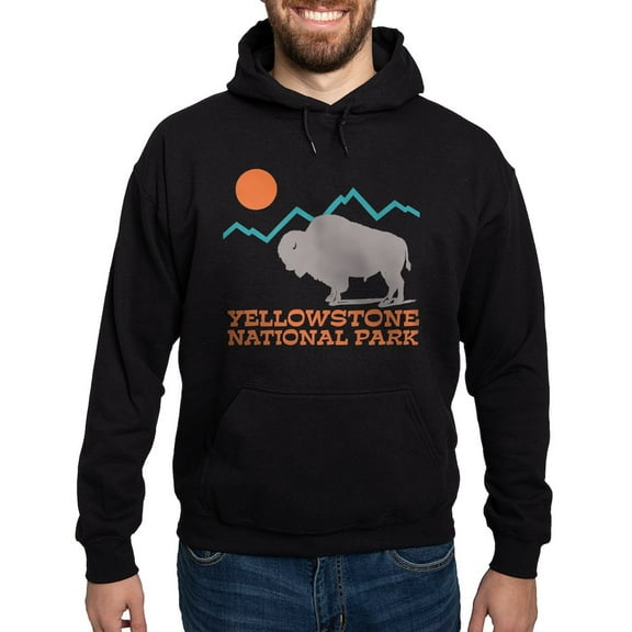 CafePress - Yellowstone National Park Hoodie (Dark) - Pullover Hoodie, Classic, Comfortable Hooded Sweatshirt