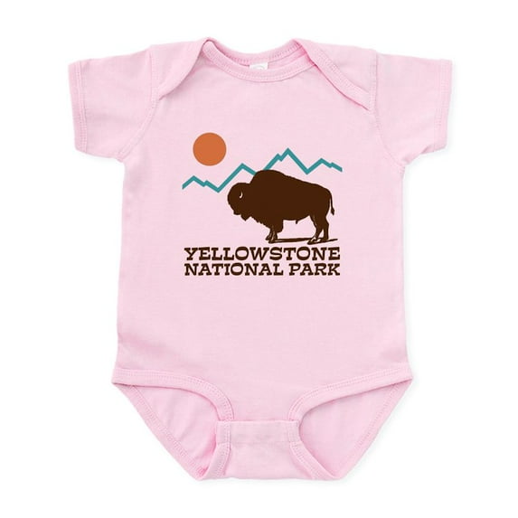 CafePress - Yellowstone National Park Infant Bodysuit - Baby Light Bodysuit, Size Newborn - 24 Months
