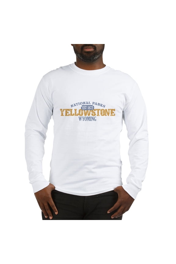 - Yellowstone National Park WY Long Sleeve T Shirt - Unisex Cotton Long Sleeve T-Shirt