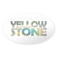 thumbnail image 1 of CafePress - Yellowstone Wyoming, Montana, Idaho Sticker - Sticker (Oval), 1 of 1