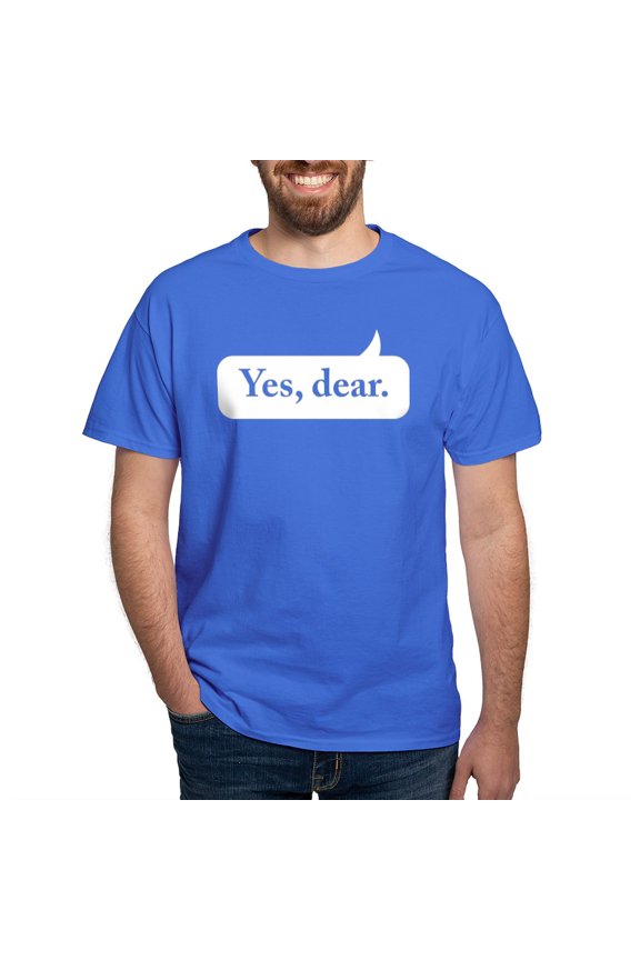 - Yes Dear T Shirt - Men's Classic Graphic Cotton T-Shirt