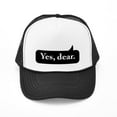 thumbnail image 1 of CafePress - Yes Dear - Adjustable Unisex Printed Trucker Hat with Mesh Back, 1 of 8