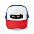 thumbnail image 1 of CafePress - Yes Dear - Adjustable Unisex Printed Trucker Hat with Mesh Back, 1 of 10