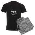 thumbnail image 1 of CafePress - Yes I'm Always Right Men's Dark Pajamas - Men's Dark Loose Fit Cotton Pajama Set, 1 of 7