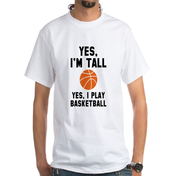 CafePress - Yes, I'm Tall White T-Shirt - Men's Classic T-Shirts
