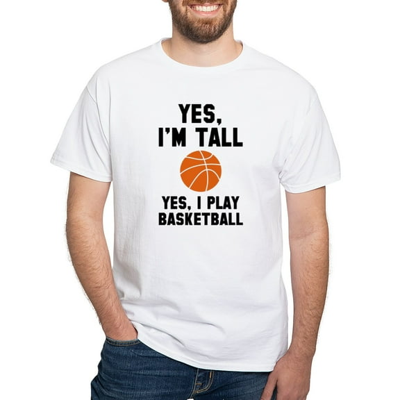 CafePress - Yes, I'm Tall White T Shirt - Men's White Classic Cotton T-Shirts