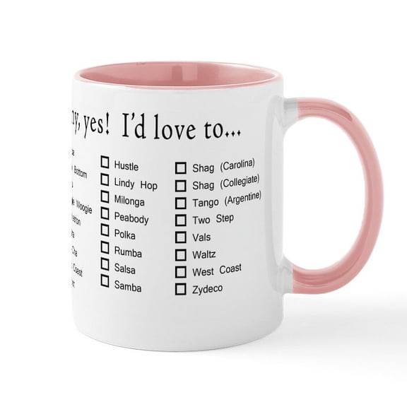 CafePress - Yes Id Love To Apparel Mug - 11 oz Ceramic Mug - Novelty Coffee Tea Cup