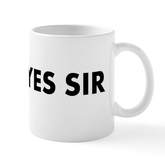 CafePress - Yes Sir Hat Design Mug - 11 oz Ceramic Mug - Novelty Coffee Tea Cup