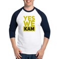 thumbnail image 1 of CafePress - Yes We Kam - Cotton Baseball Jersey, 3/4 Raglan Sleeve Shirt, 1 of 4