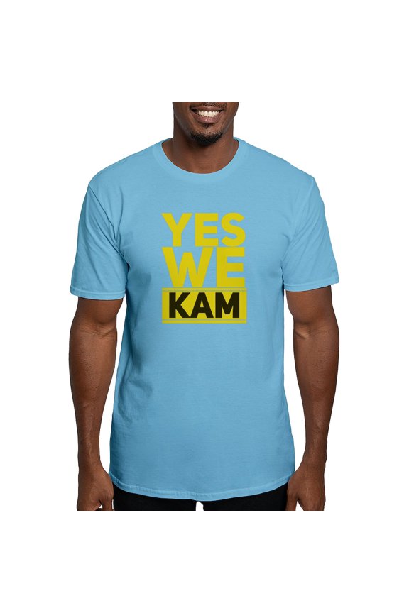 - Yes We Kam Men's Classic T Shirt - Fitted T-Shirt, Vintage Fit Soft Cotton Tee