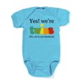 thumbnail image 1 of CafePress - Yesweretwinsfraternal - Cute Infant Bodysuit Baby Romper, 1 of 1