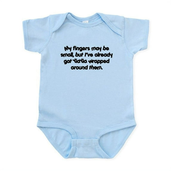 CafePress - Yiayia's Wrapped (Black) Baby Onesie - Baby Light Bodysuit, Size Newborn - 24 Months