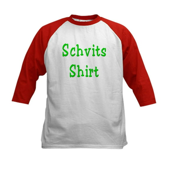 CafePress - Yiddish Schvits Shirt Kids Baseball Jersey - Kids Cotton Baseball Jersey, 3/4 Sleeve Shirt