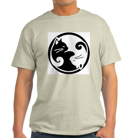 CafePress - Yin Yang Cats: T Shirt - Men's Classic Graphic T-Shirt