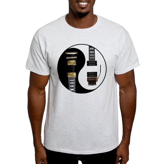 CafePress - Yin Yang Guitars T Shirt - Men's Classic Graphic T-Shirt