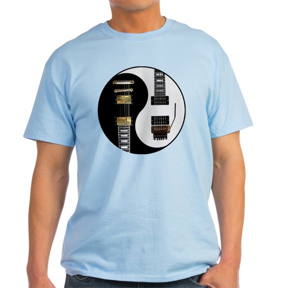 CafePress - Yin Yang Guitars T Shirt - Men's Classic Graphic T-Shirt