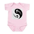 thumbnail image 1 of CafePress - Yin Yang Skulls Infant Bodysuit - Baby Light Bodysuit, Size Newborn - 24 Months, 1 of 4