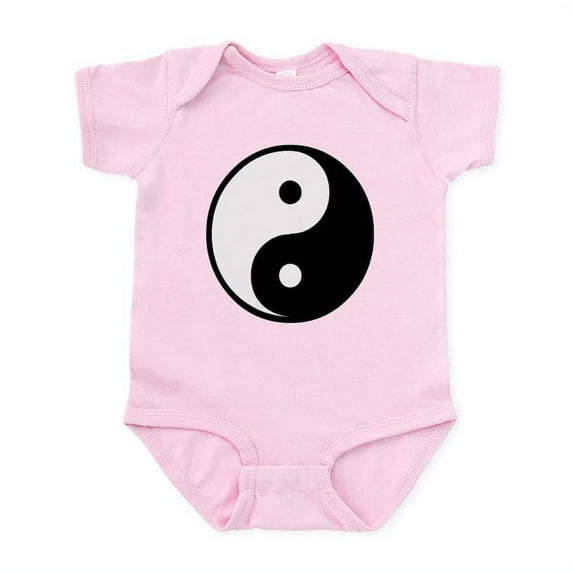 CafePress - Yin Yang Symbol Infant Bodysuit - Baby Light Bodysuit, Size Newborn - 24 Months