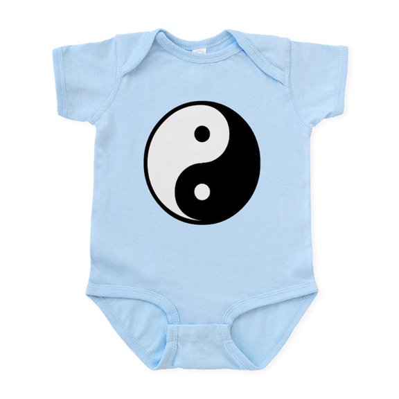 CafePress - Yin Yang Symbol Infant Bodysuit - Baby Light Bodysuit, Size Newborn - 24 Months