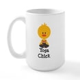thumbnail image 1 of CafePress - Yoga Chick Large Mug - 15 oz Ceramic Large White Novelty Mug, 1 of 6