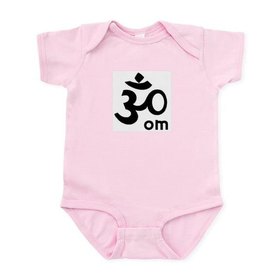 CafePress - Yoga OM Infant Creeper (White) - Baby Light Bodysuit, Size Newborn - 24 Months