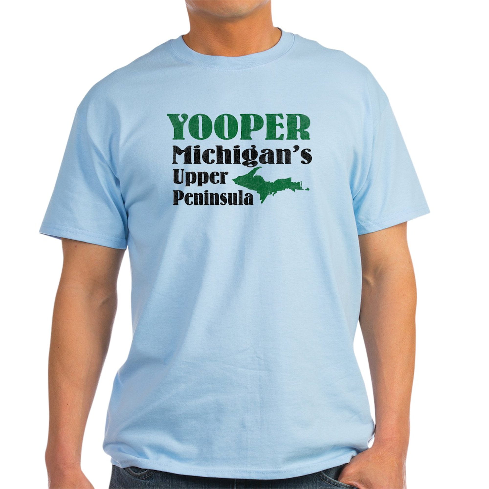 CafePress - Yooper Michigan's U.P. Light T Shirt - Men's Classic ...