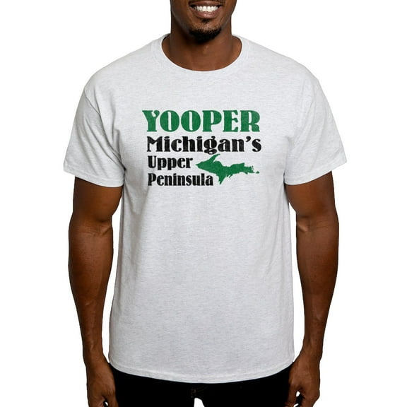 CafePress - Yooper Michigan's U.P. Light T Shirt - Men's Classic Graphic T-Shirt