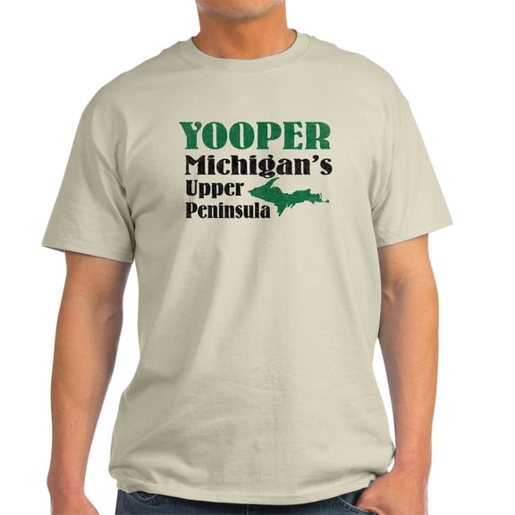 CafePress - Yooper Michigan's U.P. Light T Shirt - Men's Classic Graphic T-Shirt