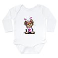 thumbnail image 1 of CafePress - Yorkie Luv Bug Long Sleeve Infant Bodysuit - Long Sleeve Cotton Baby Bodysuit, 1 of 4