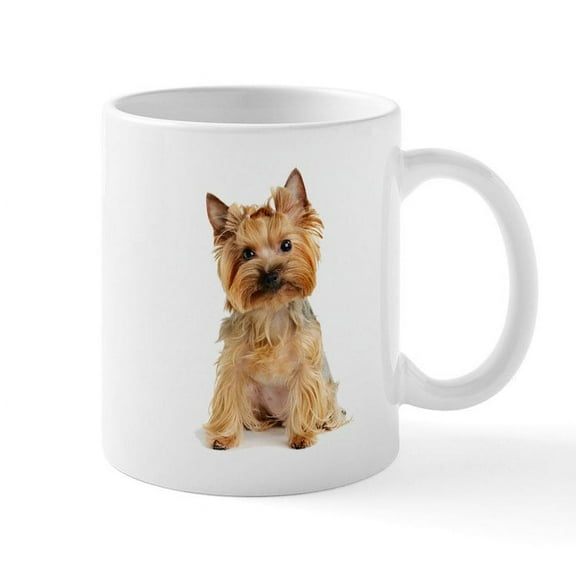 CafePress - Yorkie Mug - 11 oz Ceramic Mug - Novelty Coffee Tea Cup
