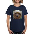 thumbnail image 1 of CafePress - Yorkie T Shirt - Women's Traditional Fit Dark T-Shirt, 1 of 4