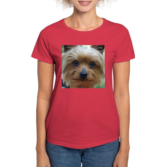 CafePress - Yorkie T Shirt - Women's Traditional Fit Dark T-Shirt