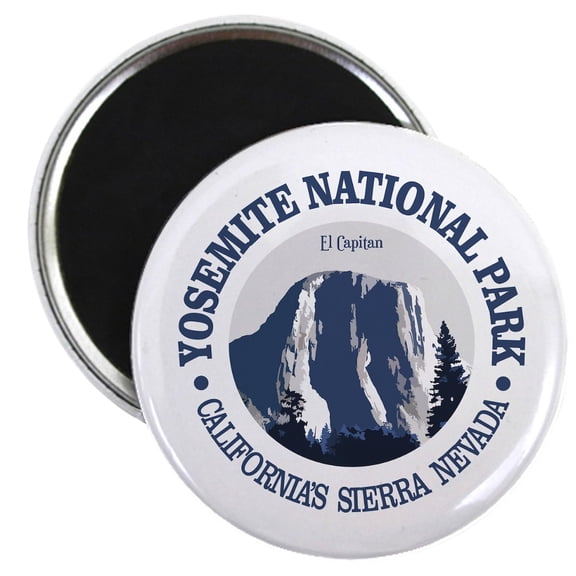 CafePress - Yosemite 2 Magnets - 2.25" Round Magnet, Refrigerator Magnet, Button Magnet Style