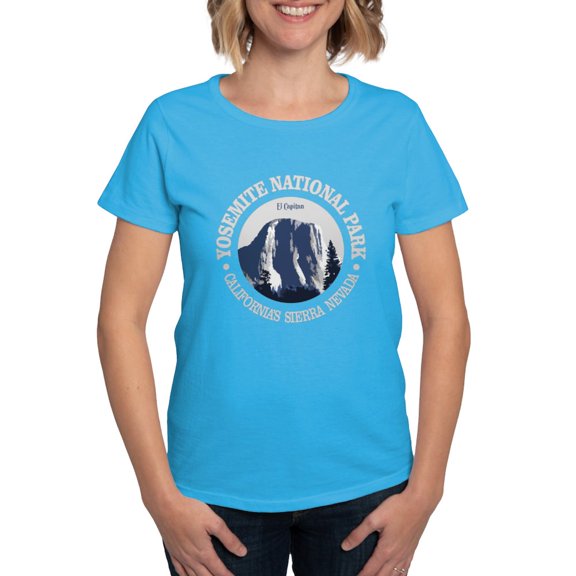 CafePress - Yosemite 2 T Shirt - Women's Traditional Fit Dark T-Shirt