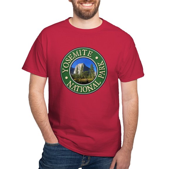 CafePress - Yosemite Design 1 Dark T Shirt - Men's Classic Graphic Cotton T-Shirt
