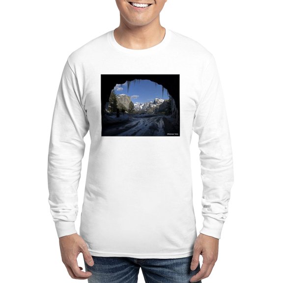 CafePress - Yosemite's Famous Tunnel View Long Sleeve T Shirt - Unisex Cotton Long Sleeve T-Shirt