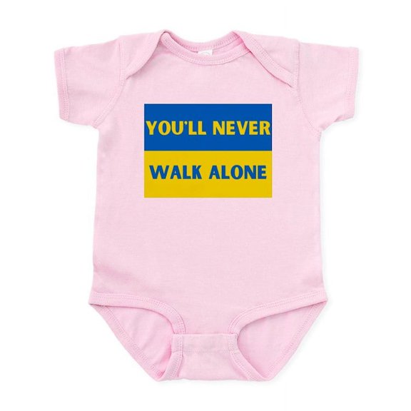 CafePress - You'Ll Never Walk Alone Pro Ukrain Body Suit - Baby Light Bodysuit, Size Newborn - 24 Months