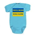 thumbnail image 1 of CafePress - You'Ll Never Walk Alone Pro Ukrain Body Suit - Cute Infant Bodysuit Baby Romper - Size Newborn - 24 Months, 1 of 3