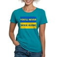 thumbnail image 1 of CafePress - You'Ll Never Walk Alone Pro Ukraine T Shirt - Womens Tri-blend T-Shirt, 1 of 4