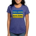 thumbnail image 1 of CafePress - You'Ll Never Walk Alone Pro Ukraine T Shirt - Womens Tri-blend T-Shirt, 1 of 4