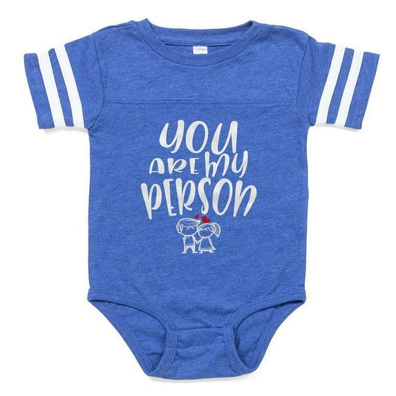 CafePress - You Are My Person Lovely Co - Cute Infant Baby Football Bodysuit