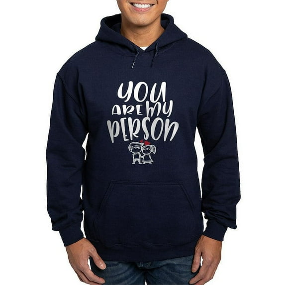 CafePress - You Are My Person Lovely Couple Sweatshirt - Pullover Hoodie, Classic, Comfortable Hooded Sweatshirt