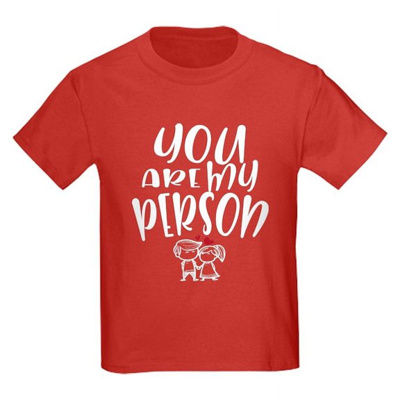 CafePress - You Are My Person Lovely Couple T Shirt - Dark T-Shirt Kids XS-XL