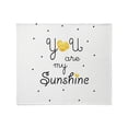 thumbnail image 1 of CafePress - You Are My Sunshine Gold Throw Blanket - Soft Fleece Throw Blanket, 50"x60" for All Ages, 1 of 2